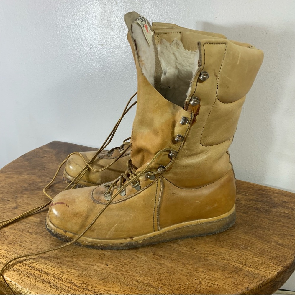70s hand made einter boots